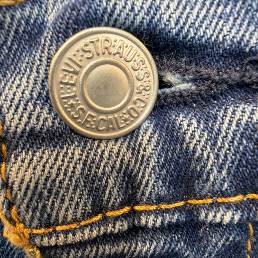 Levis 541 Jeans Mens 39x30 Blue Athletic Tapered Medium Wash Denim Pants - Picture 8 of 16